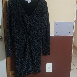 Long sleeved sheath styled dress